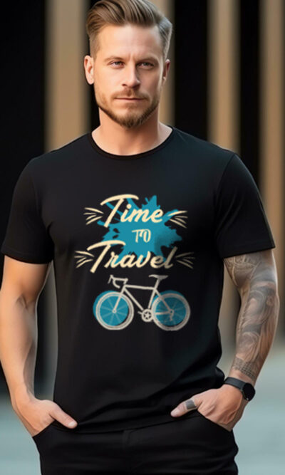 Time to Travel Man Graphic T-shirt