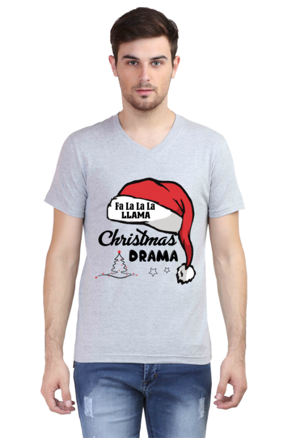 Christmas v- neck t-shirt