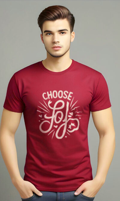 Choose Joy graphic T-shirt