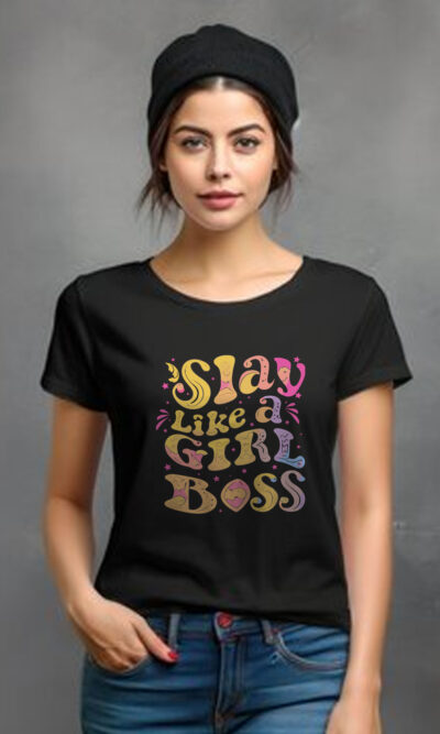Stay Like a Girl Boss Women Graphic T-shirt