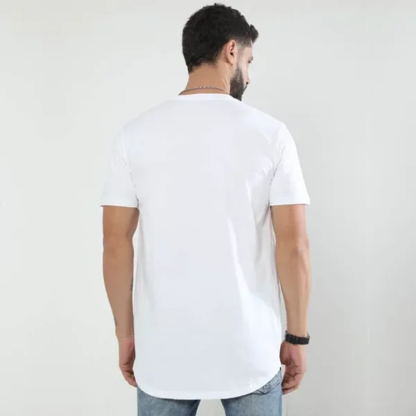 Longline Curved Man T-Shirt