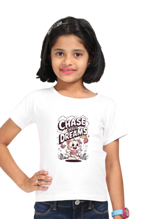 Chase Your Dreams Girls Graphic T-shirt