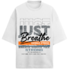 Just Breathe Man Graphic Oversize T-shirt