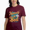 Namast'ay in Bed Women's Graphic T-shirt - Comfortable & Fun Casual Tee Namast'ay in Bed Women's Graphic T-shirt - Comfortable & Fun Casual Tee