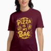 Pizza is My Bae Women's Graphic T-shirt | Fun & Trendy Pizza Lover Tee Pizza is My Bae Women's Graphic T-shirt | Fun & Trendy Pizza Lover Tee