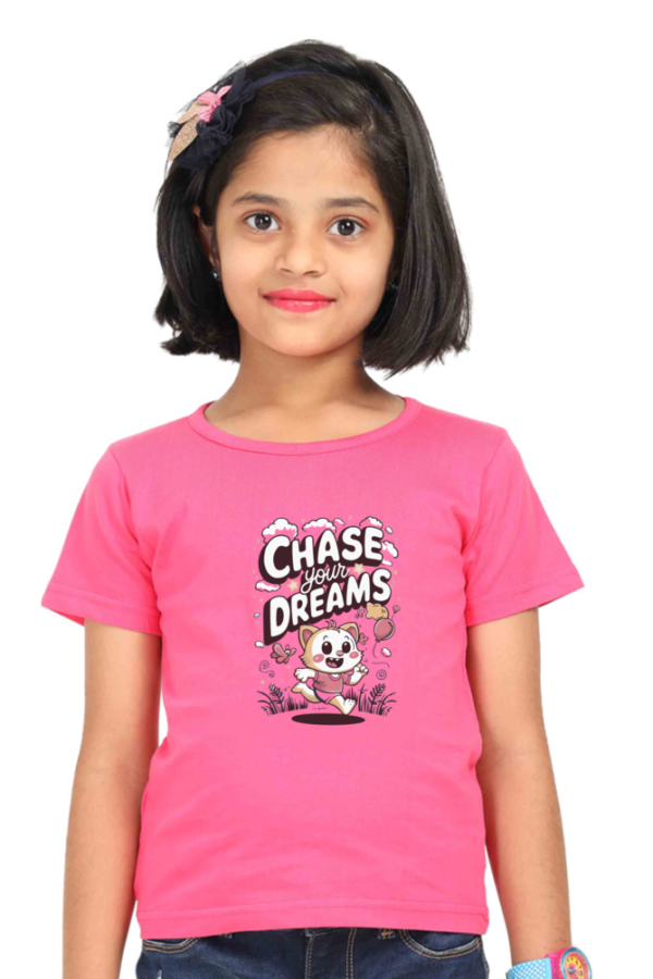 Chase Your Dreams Girls Graphic T-shirt