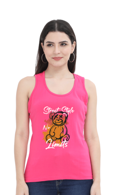 Street Style No Limits Women Graphic Tank Top