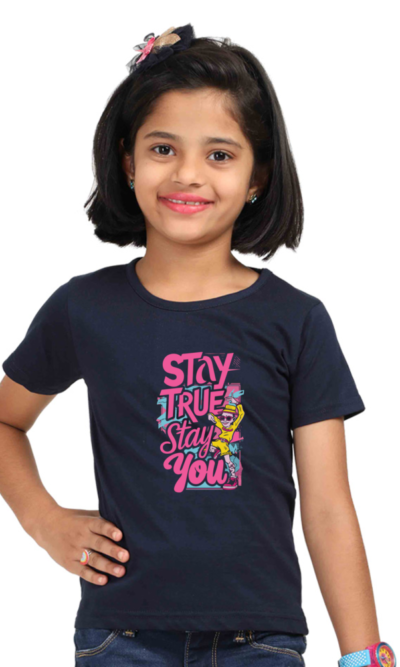 Stay True Stay You Girls Graphic T-shirt