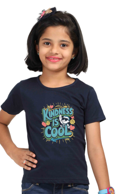 Kindness is Cool Girls Graphic T-Shirt