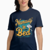 Namast'ay in Bed Women's Graphic T-shirt - Comfortable & Fun Casual Tee Namast'ay in Bed Women's Graphic T-shirt - Comfortable & Fun Casual Tee