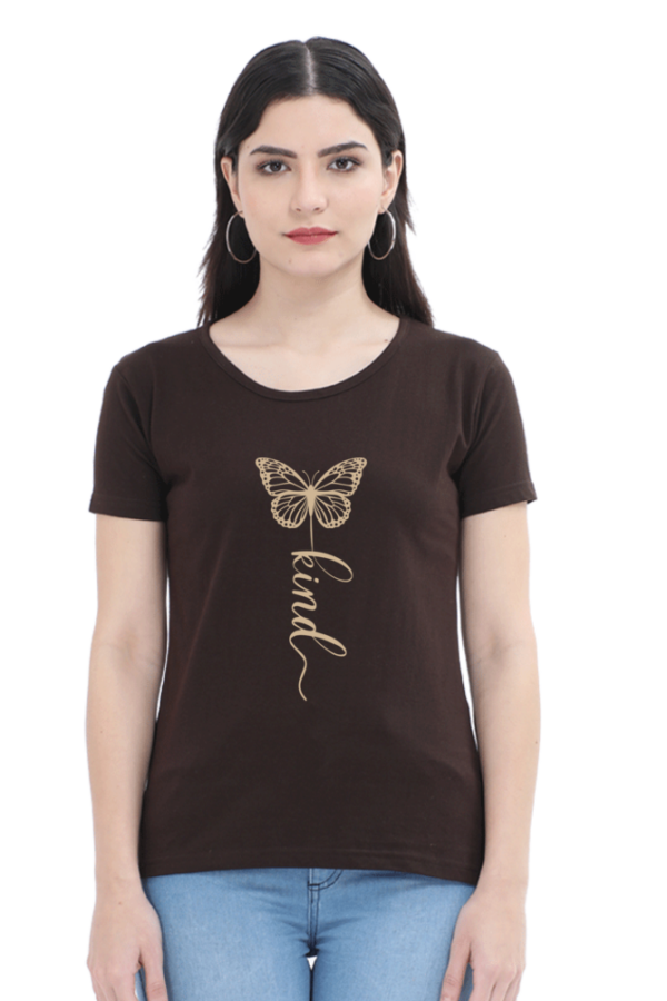 Bee Kind Women Graphic T-Shirt | Inspirational Casual Wear | Premium Cotton Tee for Women