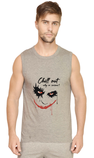 Chill Out, Why So Serious? Men's Graphic T-Shirt