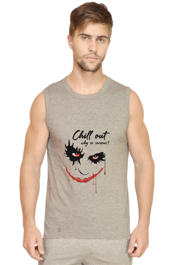 Chill Out, Why So Serious? Men's Graphic T-Shirt