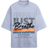 Just Breathe Man Graphic Oversize T-shirt