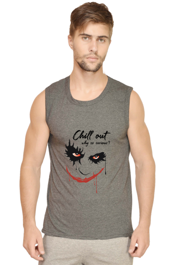 Chill Out, Why So Serious? Men's Graphic T-Shirt