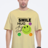 Embrace with a Smile Man Oversized Graphic T-shirt Embrace with a Smile Man Oversized Graphic T-shirt