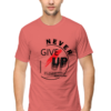 Never Give Up Man Graphic T-shirt