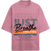 Just Breathe Man Graphic Oversize T-shirt