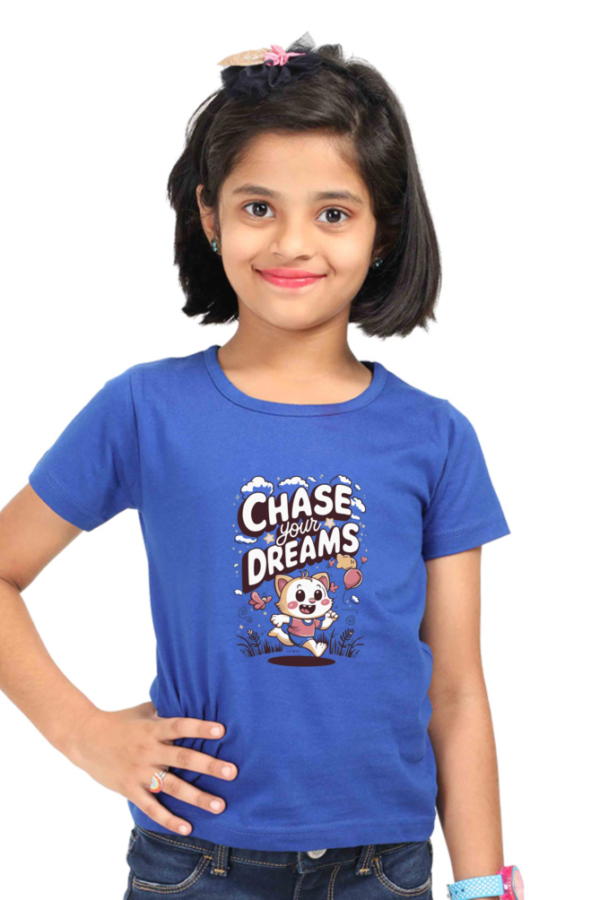 Chase Your Dreams Girls Graphic T-shirt