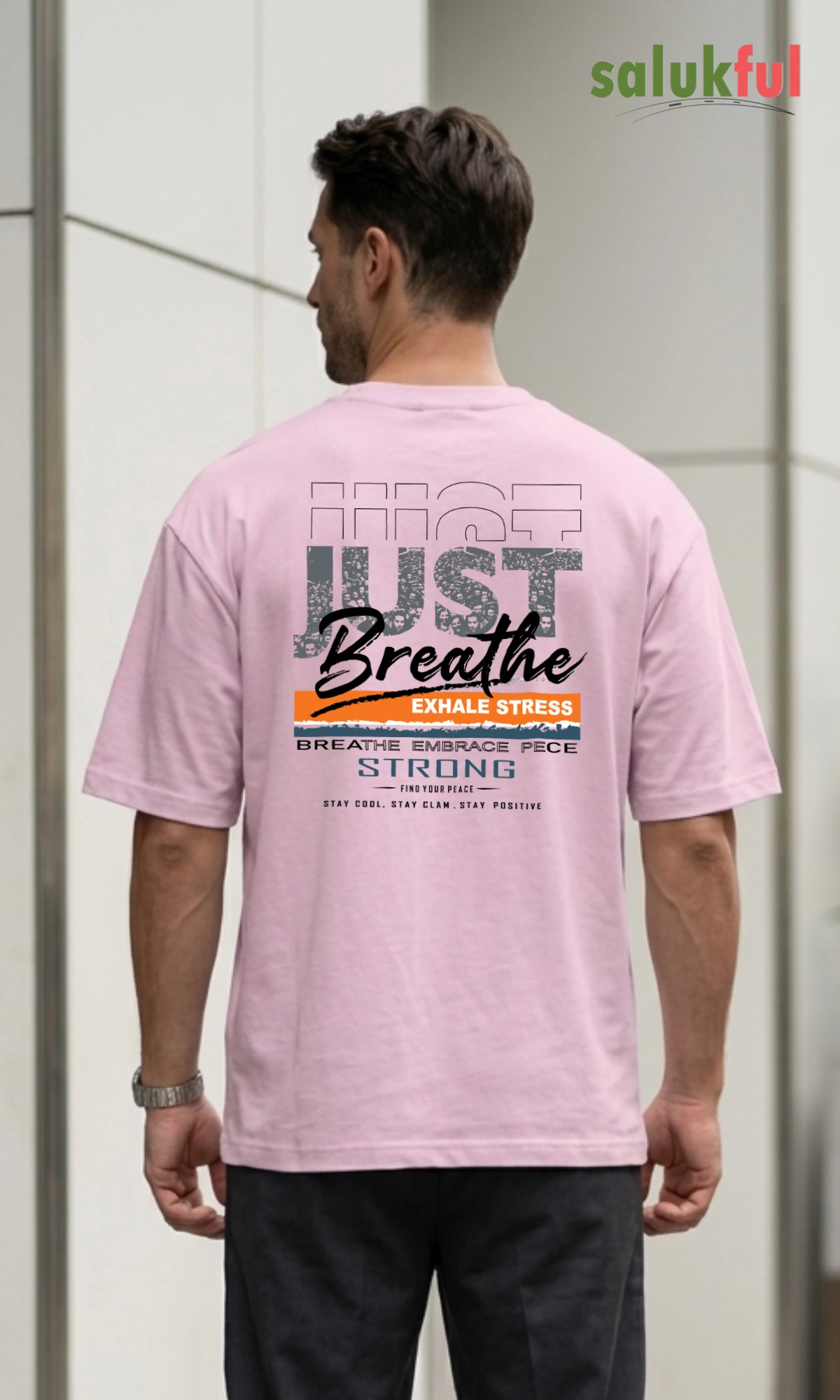 jast breath light pink back jast breath light pink back