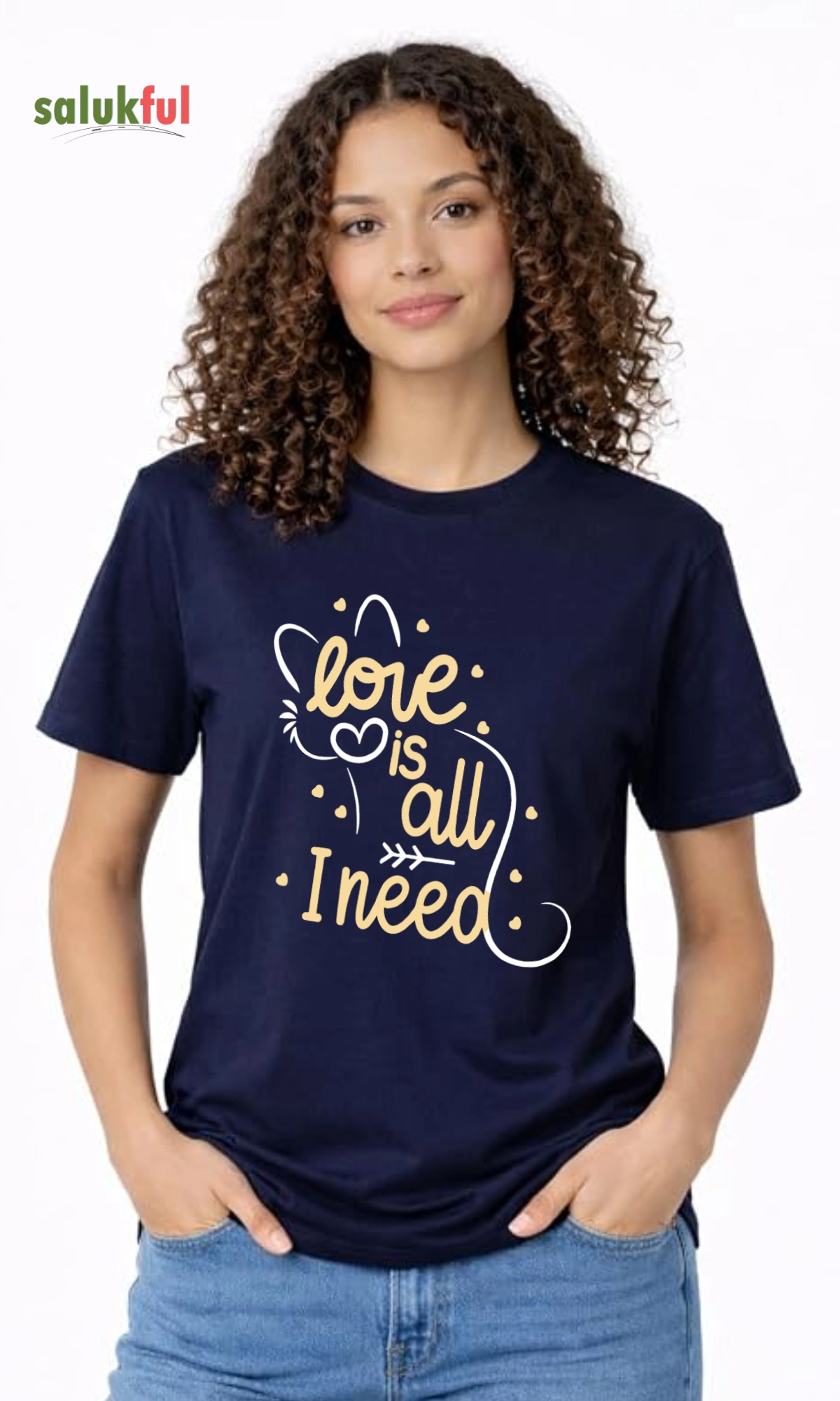 love is all navy blue