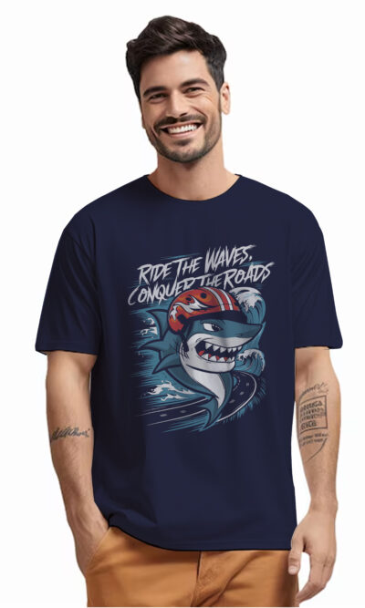 Ride The Waves Oversized Graphic T-shirt