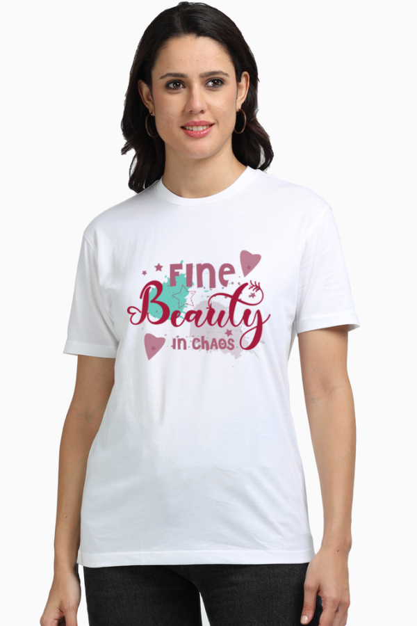 Fine Beauty to Women Graphic T-shirt - Elegant Women's Casual Tee