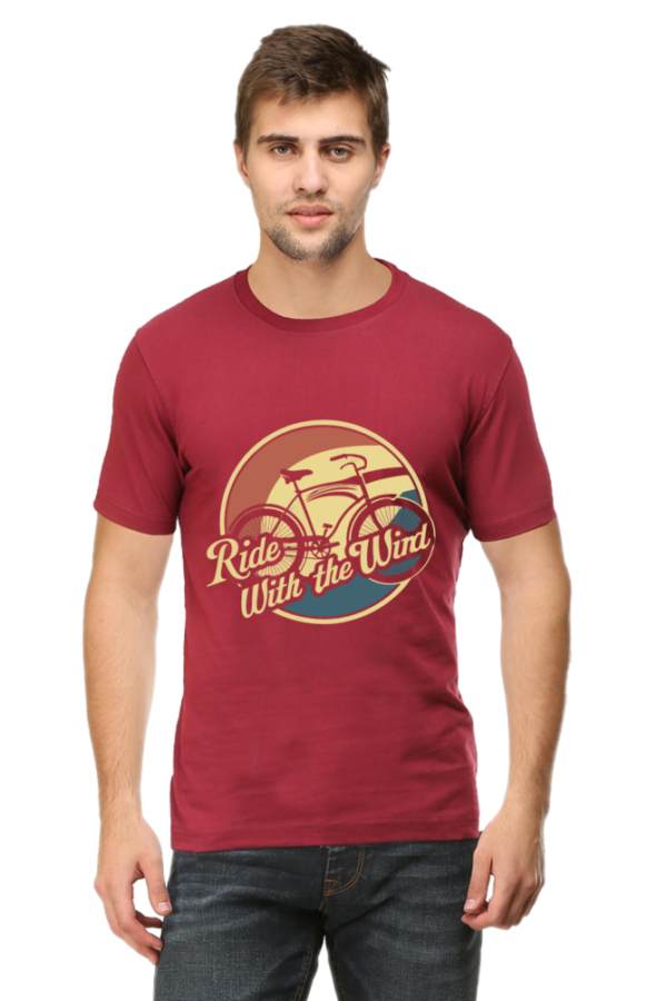 Ride With The Wind Man Graphic T-shirt | Adventure-Inspired Tee