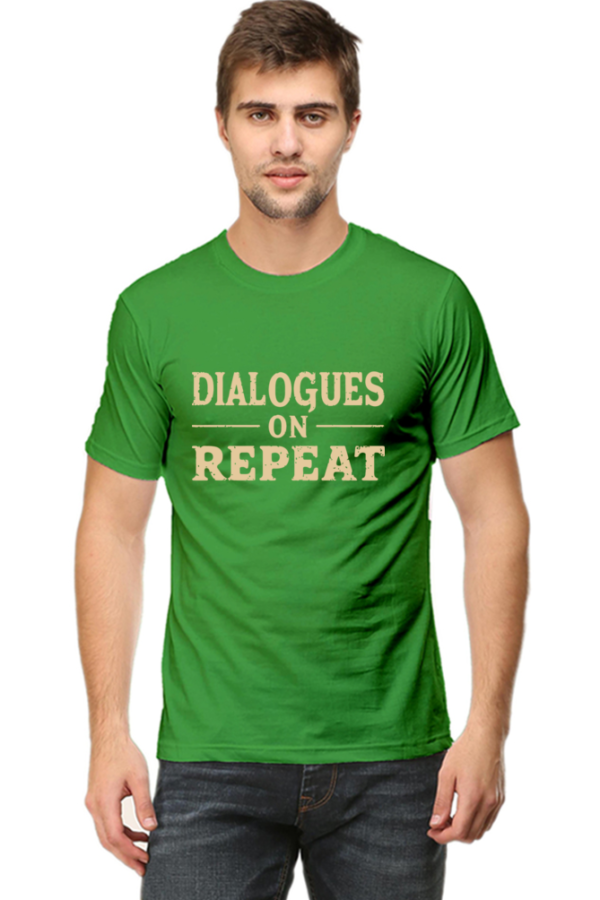 Dialogues on Repeat Man Graphic T-Shirt | Stylish Bollywood-Inspired Tee