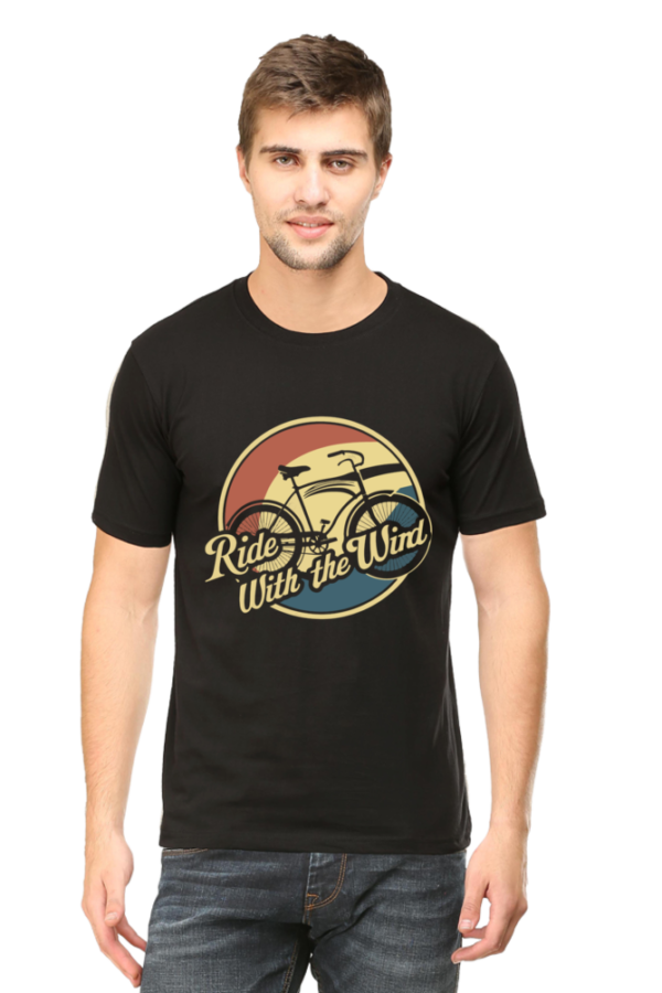 Ride With The Wind Man Graphic T-shirt | Adventure-Inspired Tee