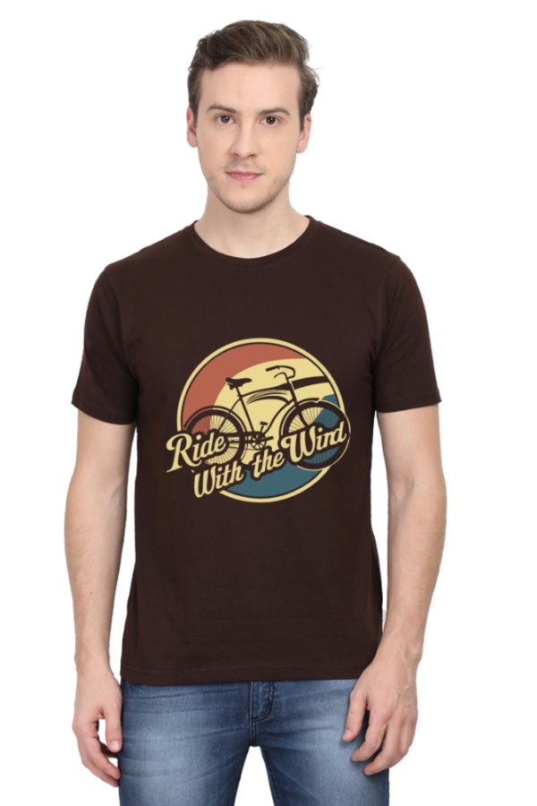 Ride With The Wind Man Graphic T-shirt | Adventure-Inspired Tee