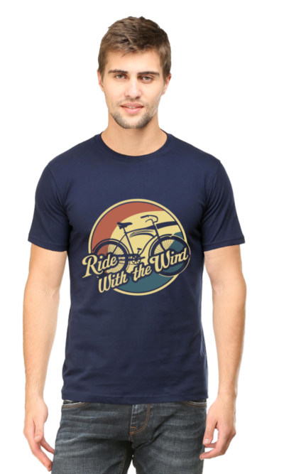 Ride With The Wind Man Graphic T-shirt | Adventure-Inspired Tee