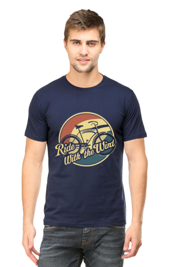 Ride With The Wind Man Graphic T-shirt | Adventure-Inspired Tee