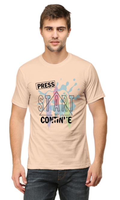 Press Start to Continue Man Graphic T-shirt