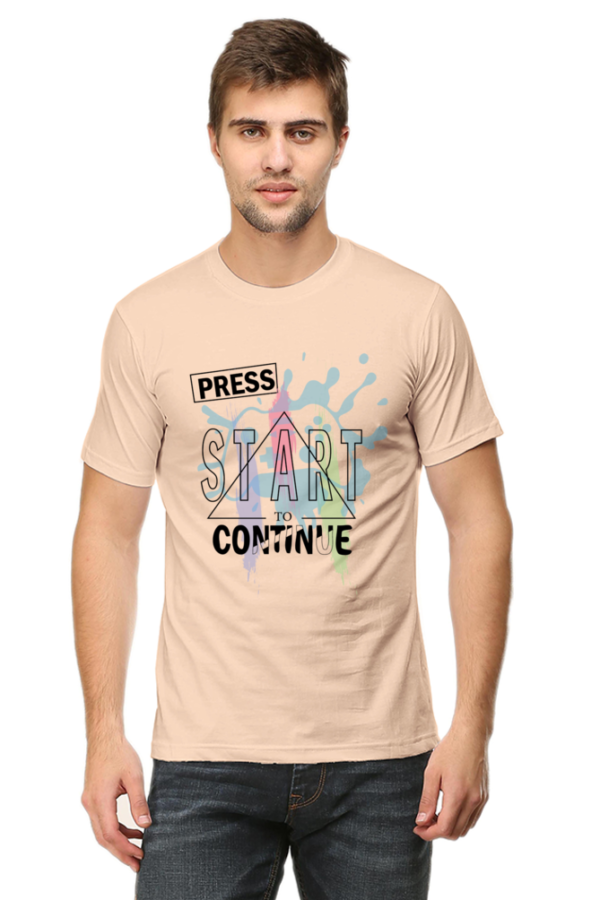 Press Start to Continue Man Graphic T-shirt