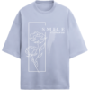 Smile, It's a New Day Women’s Graphic Oversize T-Shirt