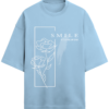 Smile, It's a New Day Women’s Graphic Oversize T-Shirt