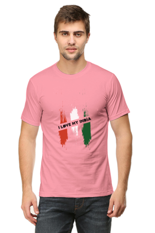 I Love My India Indian Independence Day Man Graphic T-shirt