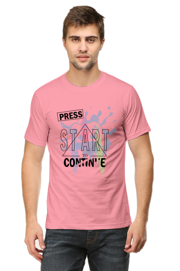 Press Start to Continue Man Graphic T-shirt