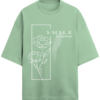 Smile, It's a New Day Women’s Graphic Oversize T-Shirt