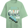 Just One More Level Oversize Graphic T-Shirt for Men – Gamer's Casual Tee