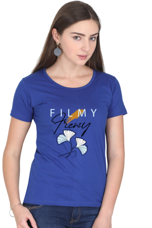 Filmy Frenzy Women’s Graphic T-Shirt – Trendy Bollywood-Inspired Design