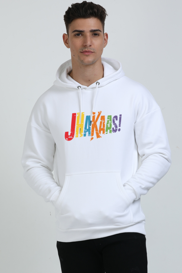 Jhakaas! Graphic Men's Hoodie – Stylish & Trendy Hooded Sweatshirt for Casual Wear