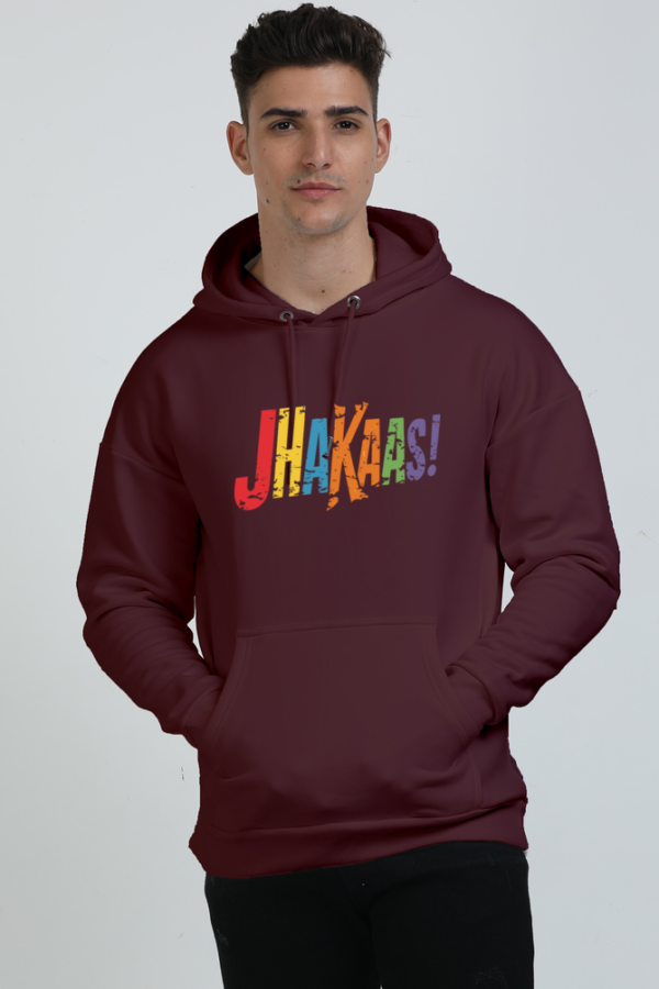 Jhakaas! Graphic Men's Hoodie – Stylish & Trendy Hooded Sweatshirt for Casual Wear