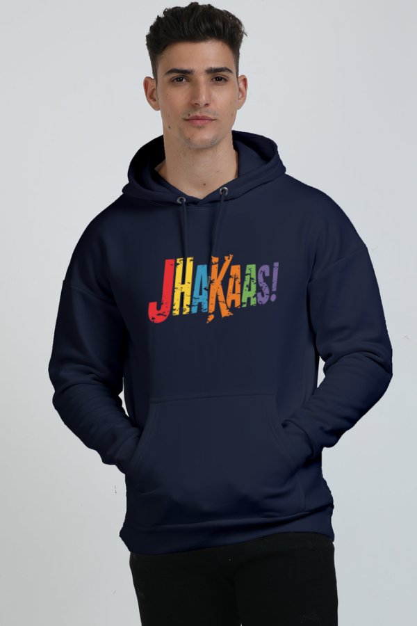 Jhakaas! Graphic Men's Hoodie – Stylish & Trendy Hooded Sweatshirt for Casual Wear