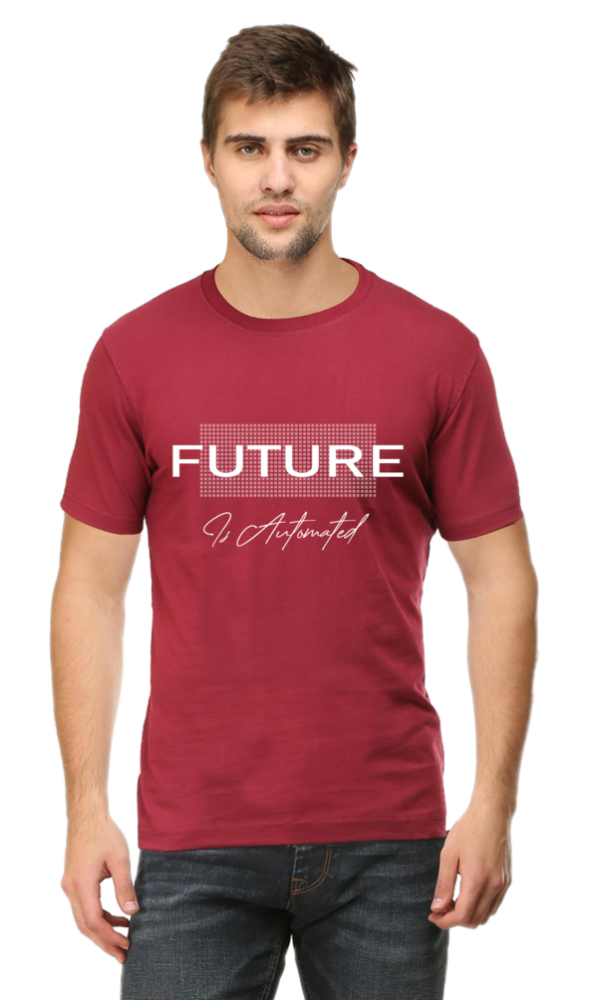 Future is Automated Graphic T-Shirt – Trendy Tech & AI-Inspired Design | Premium Cotton Tee