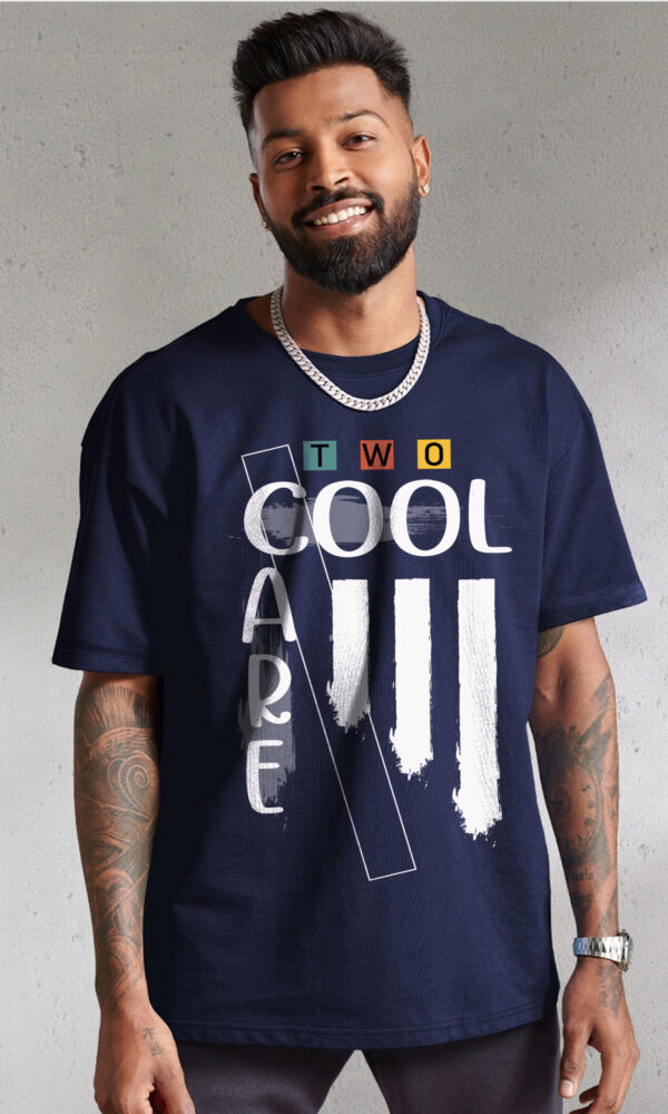 Too Cool Too Care Oversized Graphic T-Shirt