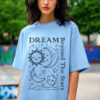 Dream Beyond the Stars Women Graphic Oversized T-Shirt