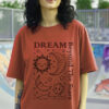 Dream Beyond the Stars Women Graphic Oversized T-Shirt