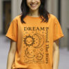 Dream Beyond the Stars Women Graphic Oversized T-Shirt